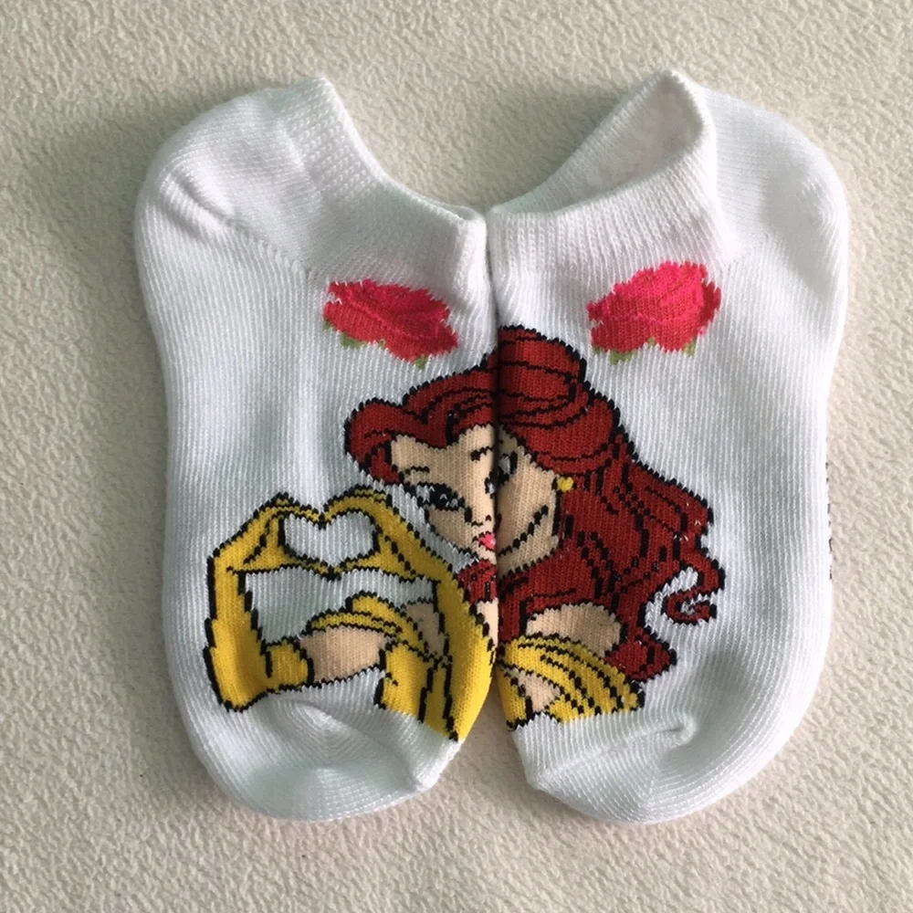 👑🌹New Disney Princess Belle Ankle Socks, Bundle and Save (see below) 🌹👑